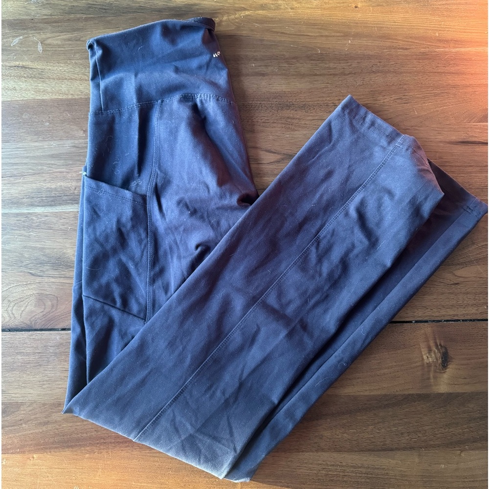 navy yoga pants